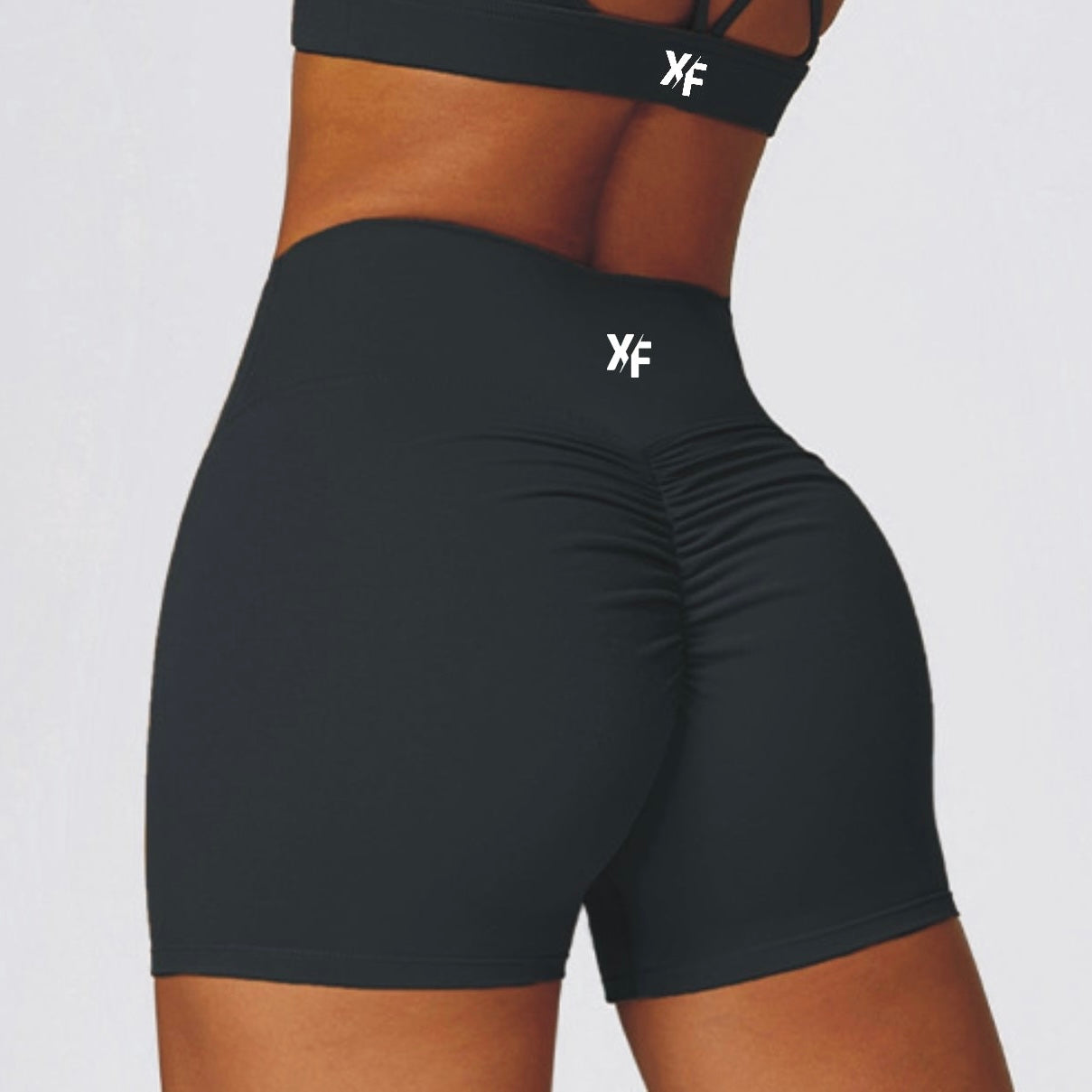 High Waisted Scrunch Shorts