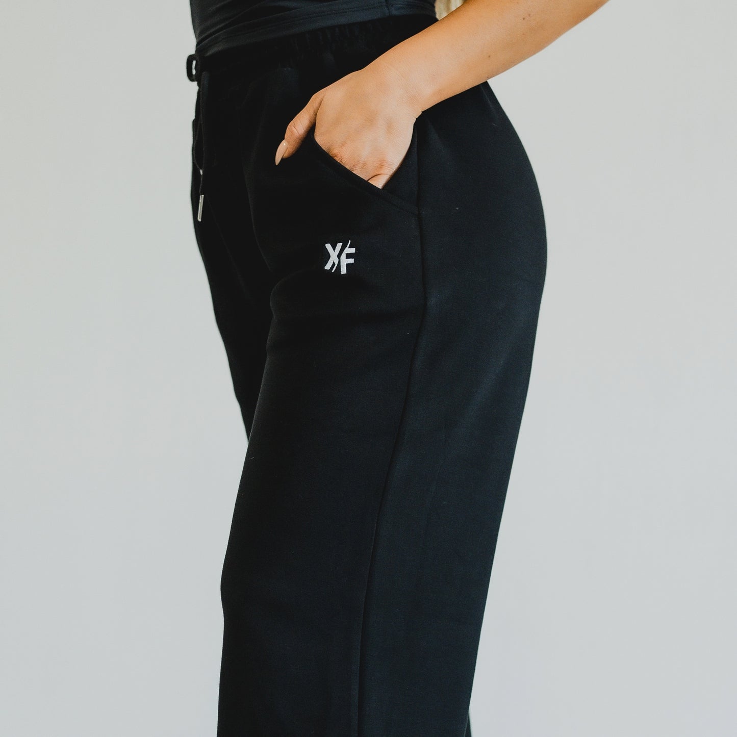 Embroidered Straight Leg Sweats